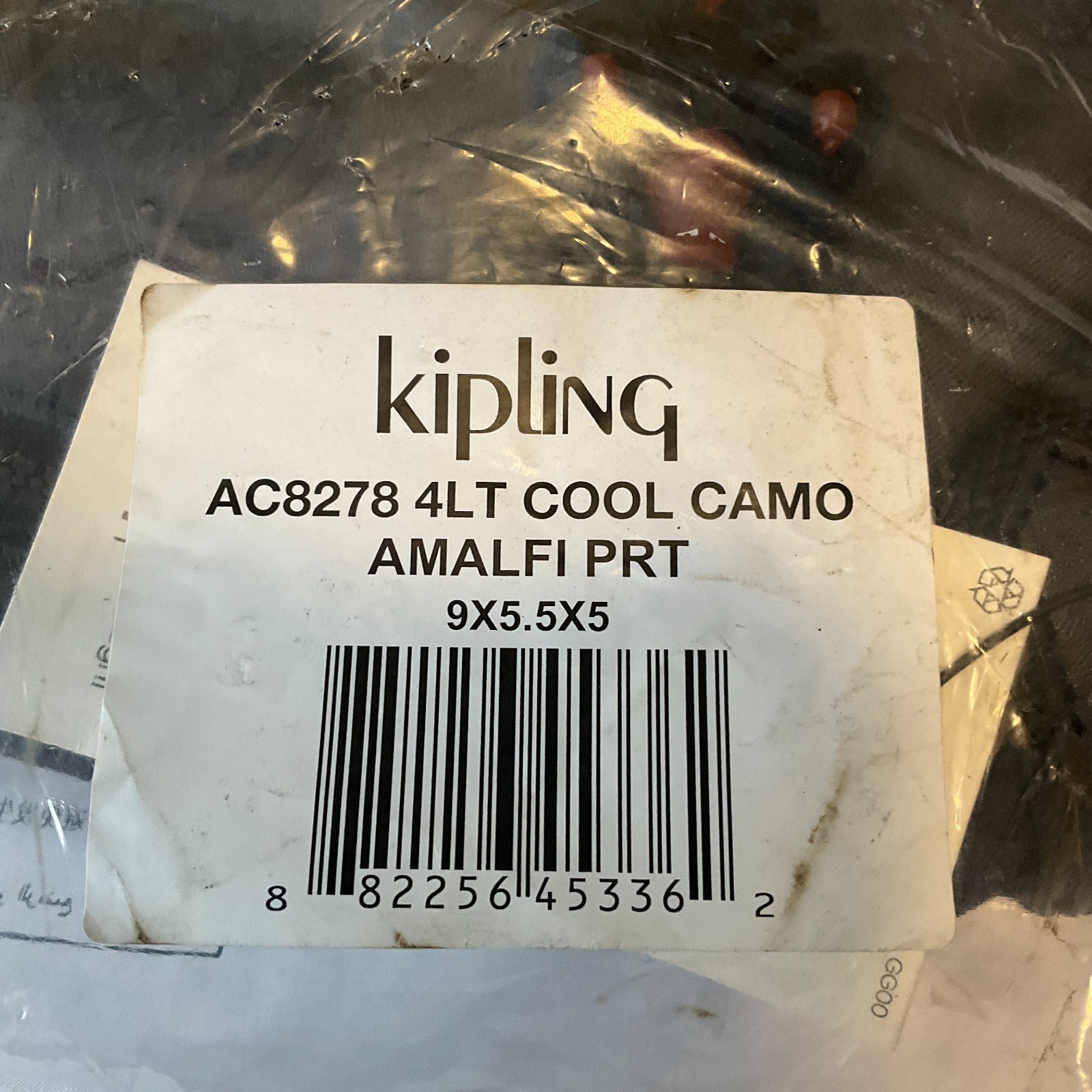 Kipling Live Light Amalfi Printed Toiletry Bag 4Lt Cool Camo