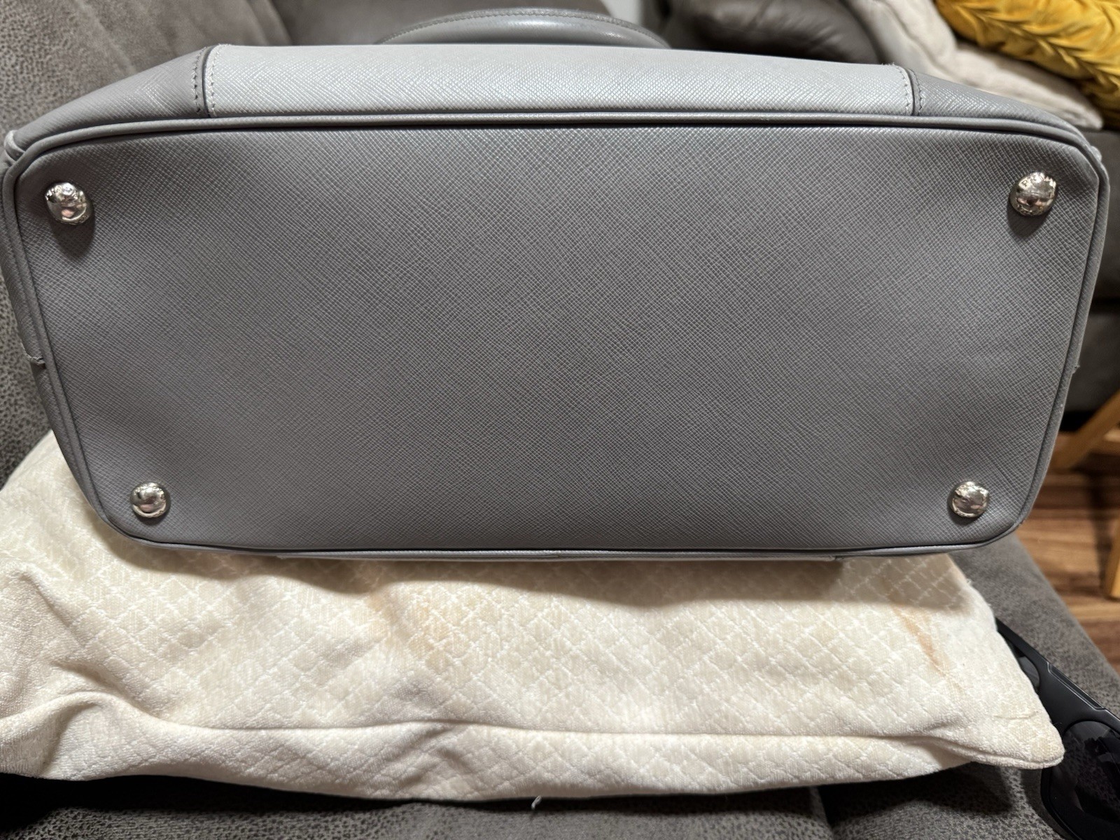Prada Saffiano Lux Galleria Double Zip