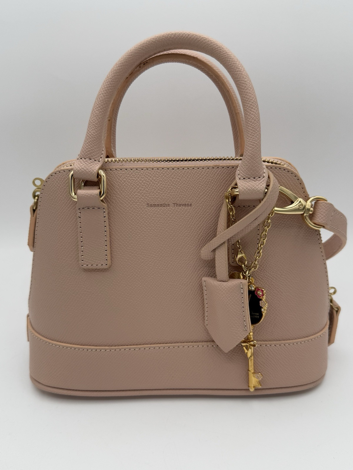 Samantha Thavasa mini crossbody bag light pink