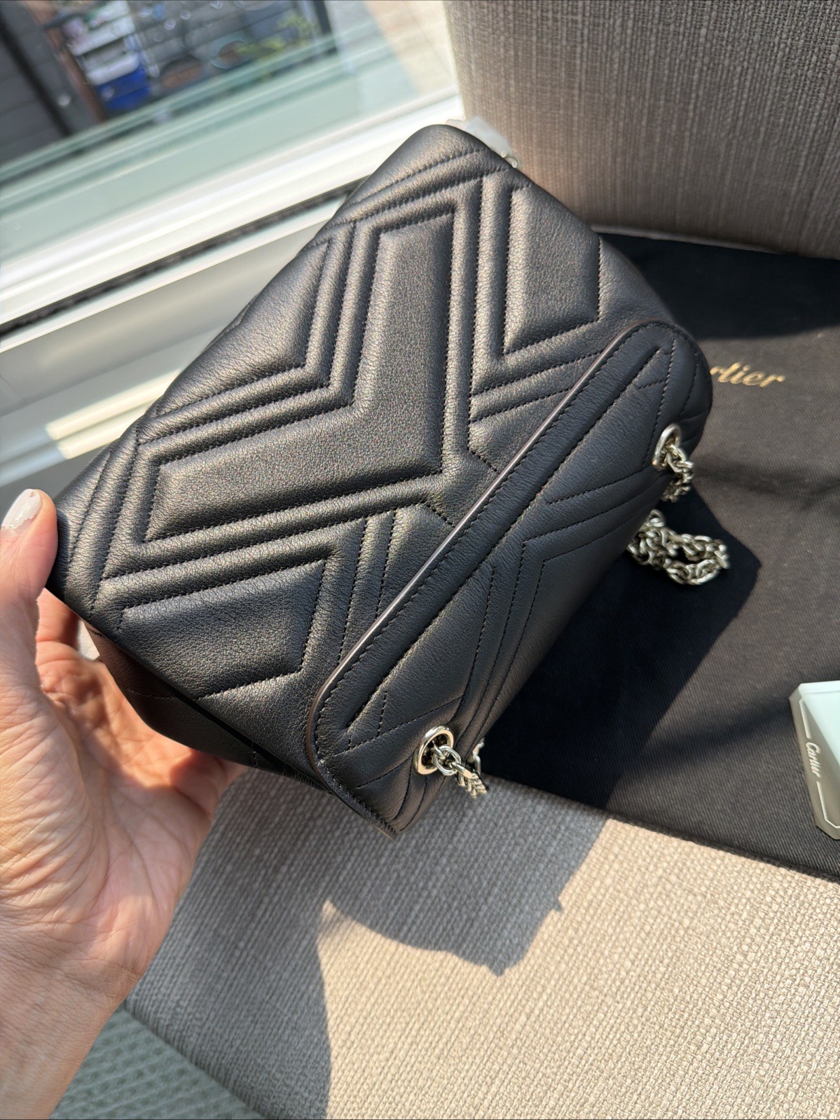 Cartier Mini Panthere Graphique Chain Bag New