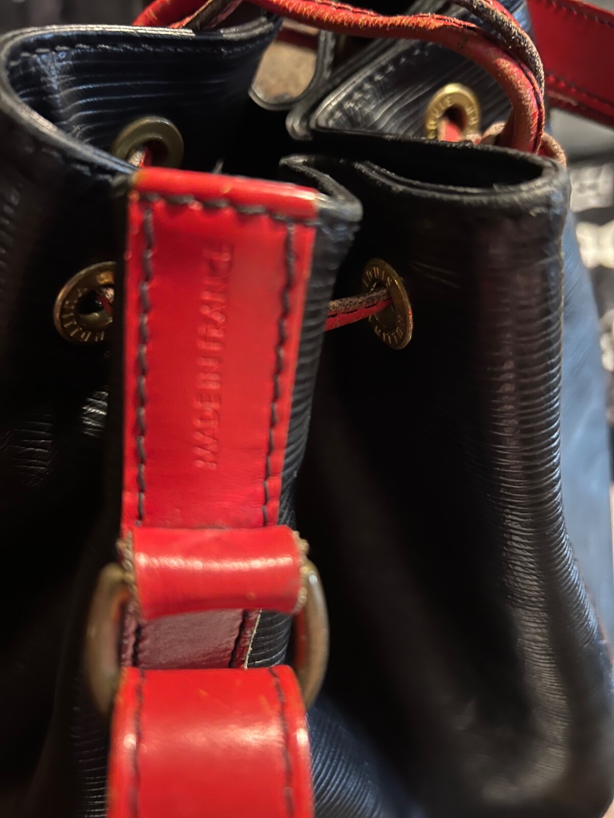 Louis Vuitton Epi Leather Noe GM Shoulder Bag Tote Black NéoNoé