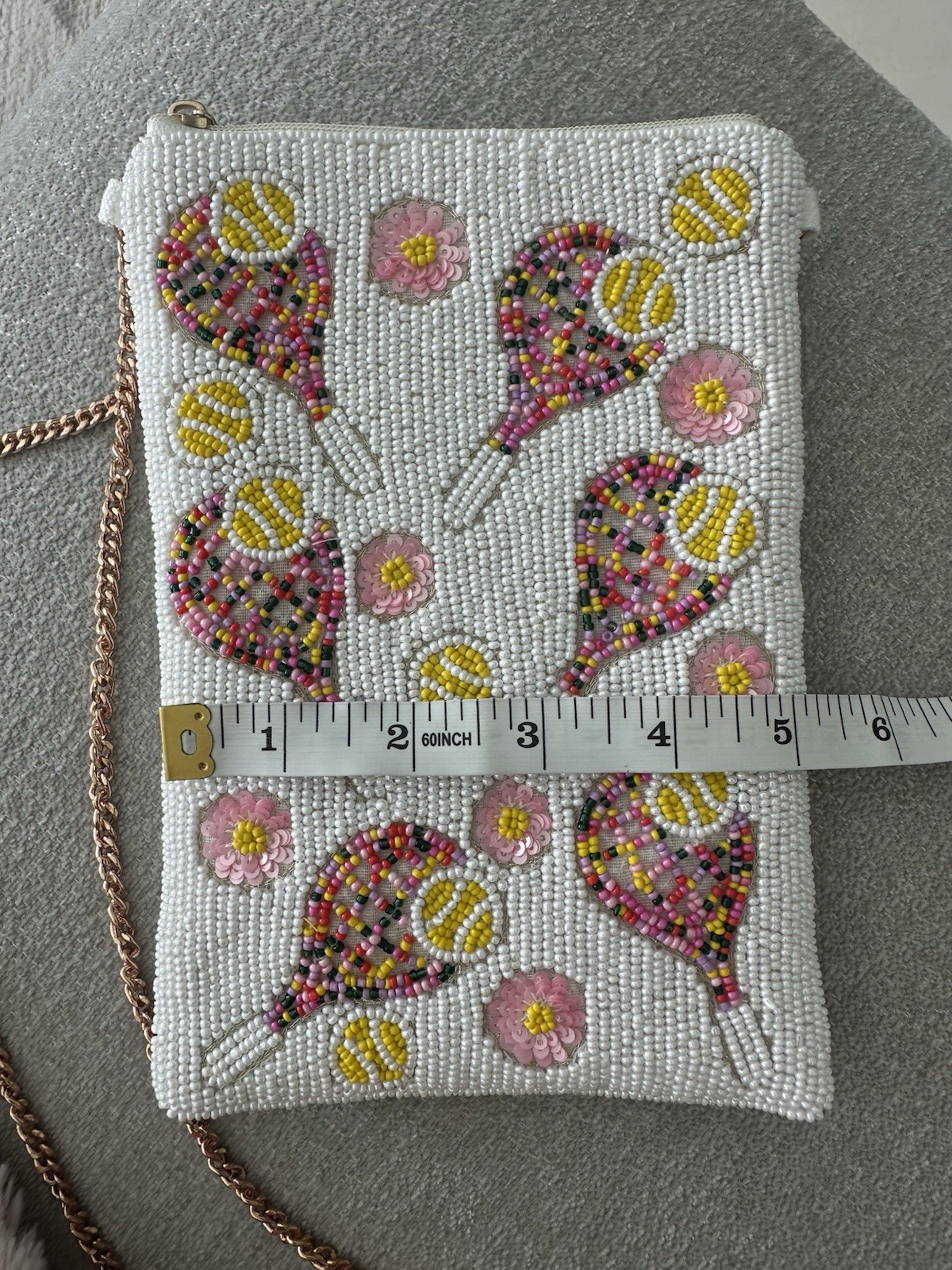 Women’s Best Of Golf Handmade Tennis Beaded Phone Crossbody Bag