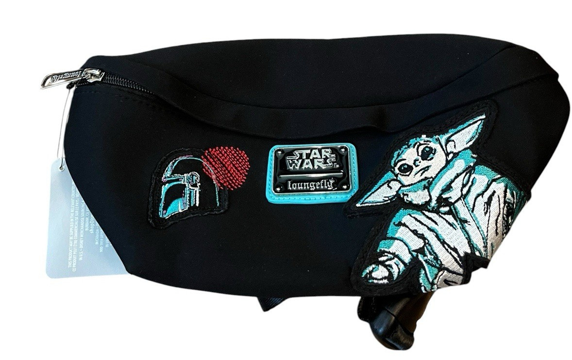 Loungefly Star Wars Baby Yoda Grogu Mandalorian The Child Belt Bag Fanny Pack NW