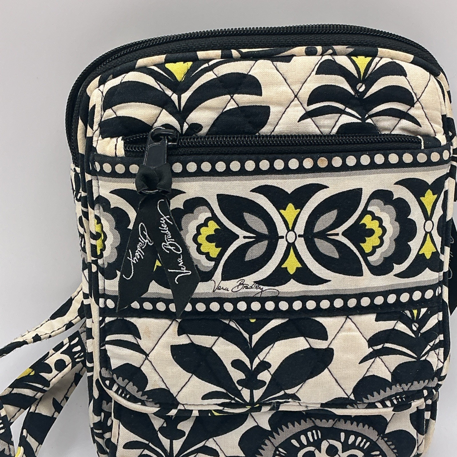 Purse 6 x 7.5 x 1 Vera Bradley Midnight Paisley Mini Hipster Crossbody