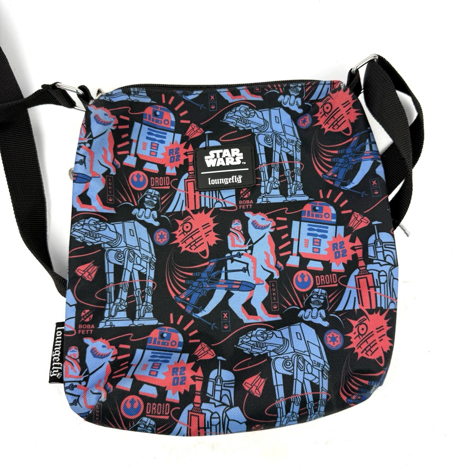 Loungefly Star Wars 40th Anniversary Empire Strikes Back Crossbody Bag Canvas