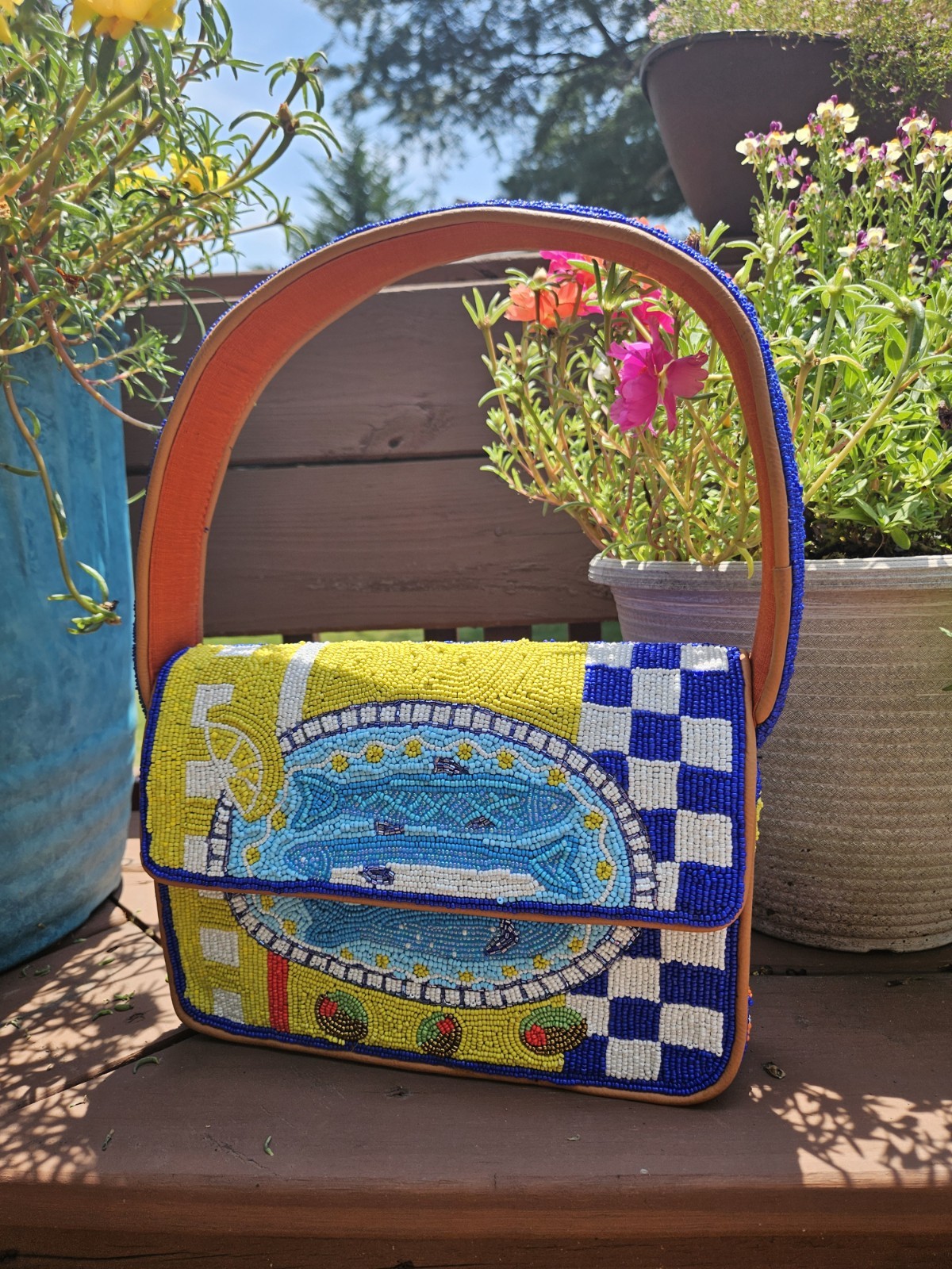 PREMIUM Handcrafted in India Beaded Bag- as Seen on America and Beyond