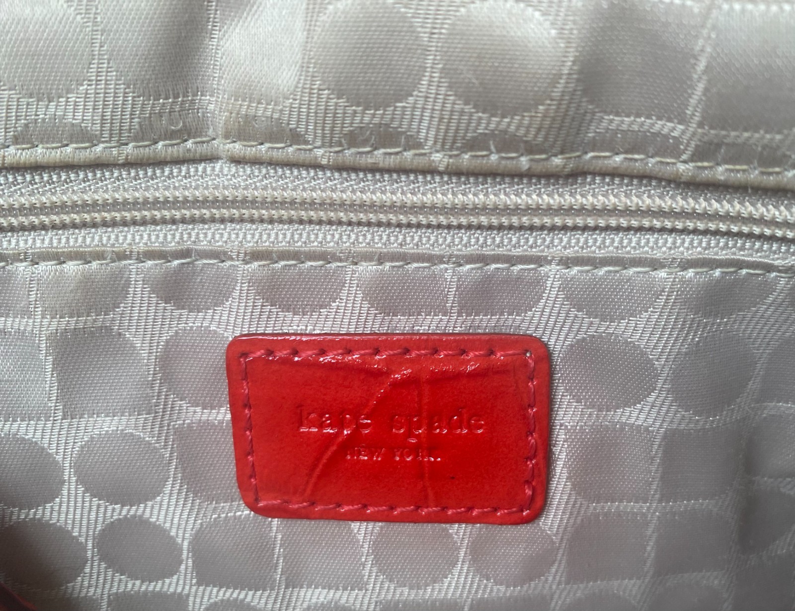 Kate Spade New York Knightsbridge Quinn Vibrant Red Crocodile Embossed Bag, New
