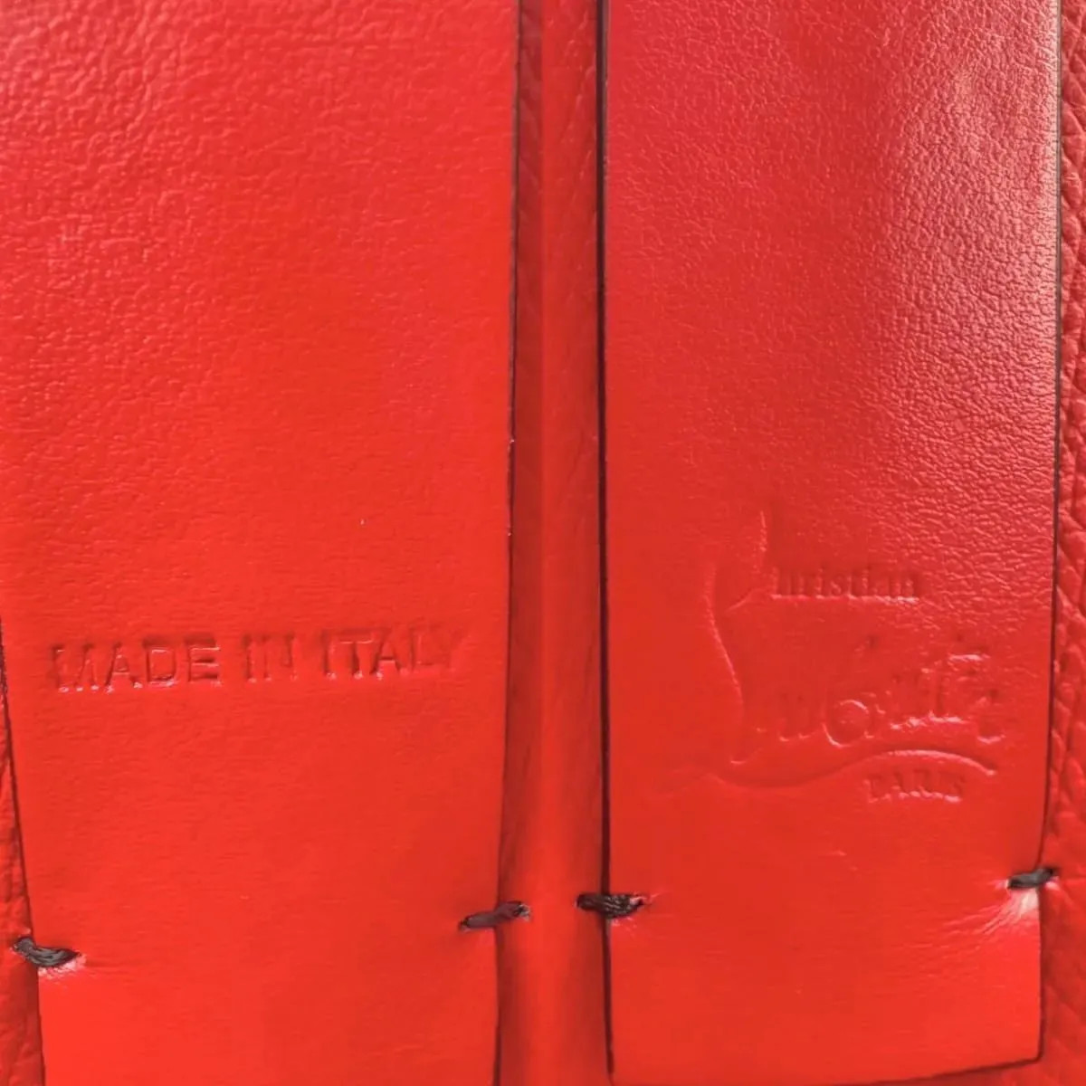 Christian Louboutin Cabata Multicolor Tote Bag with Pouch Large Shopper Bag