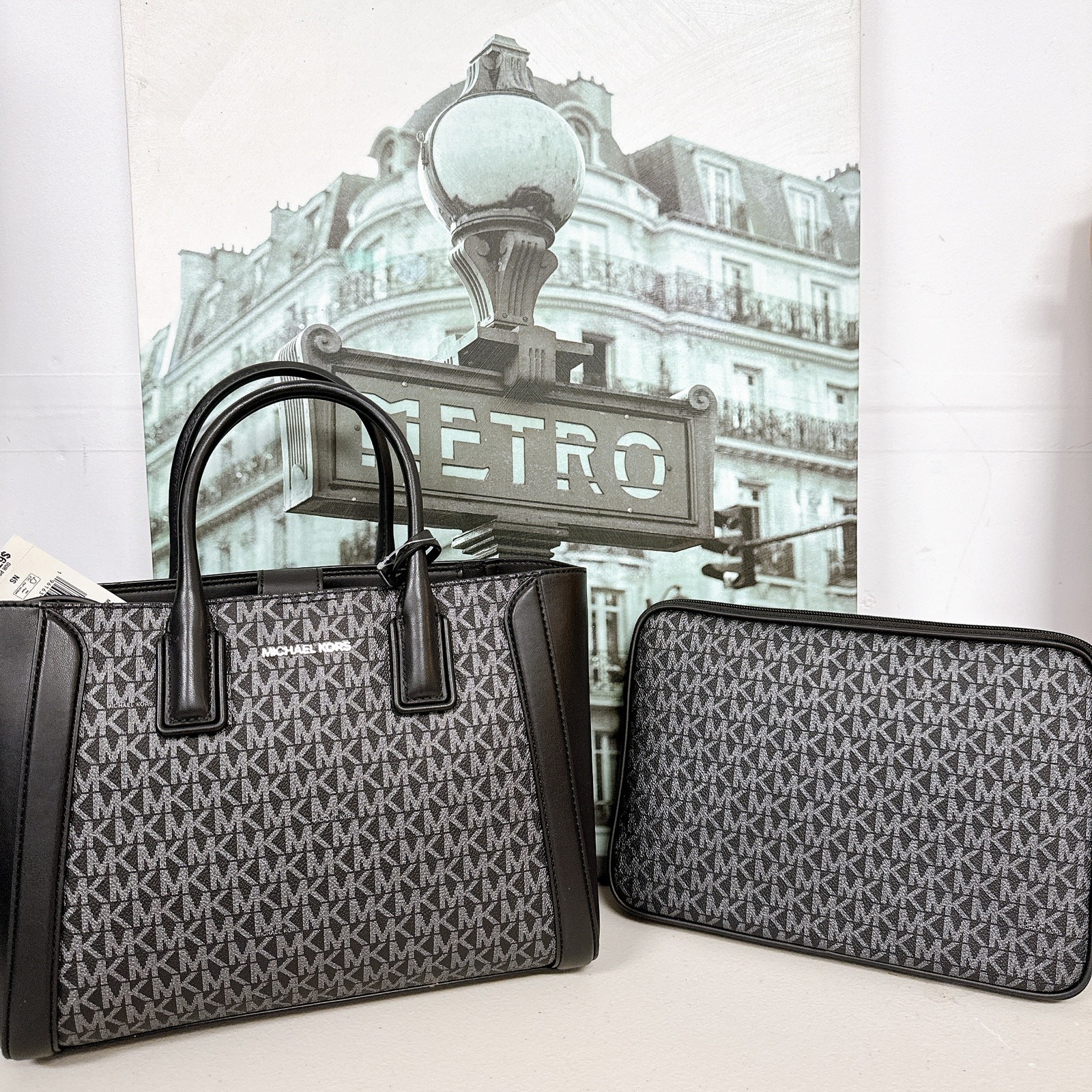 Michael Kors 35F2S6KS6V Kali Medium Satchel with iPad Case
