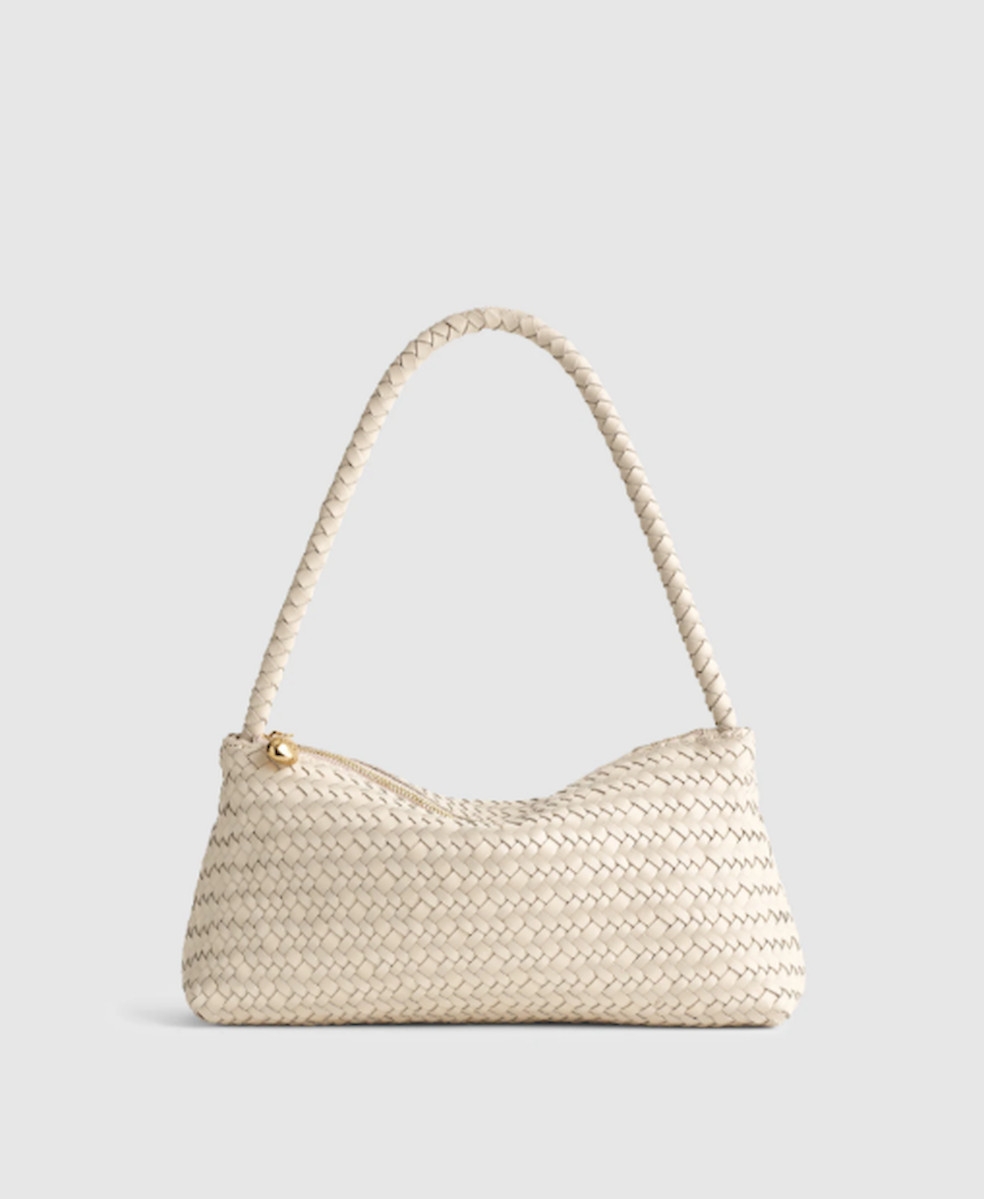 Madewell The Signature Woven Mini Zip Shoulder Bag-vintage muslin,No Import Fee