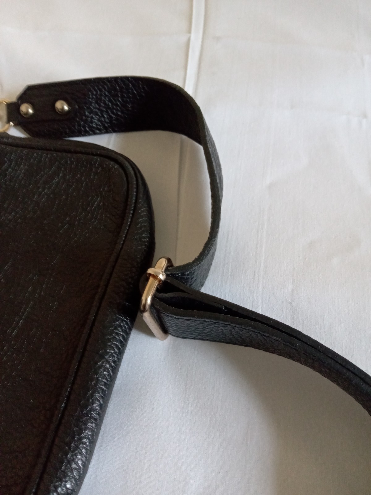 Leather Cross Body Bag With Two Separate Bags Women