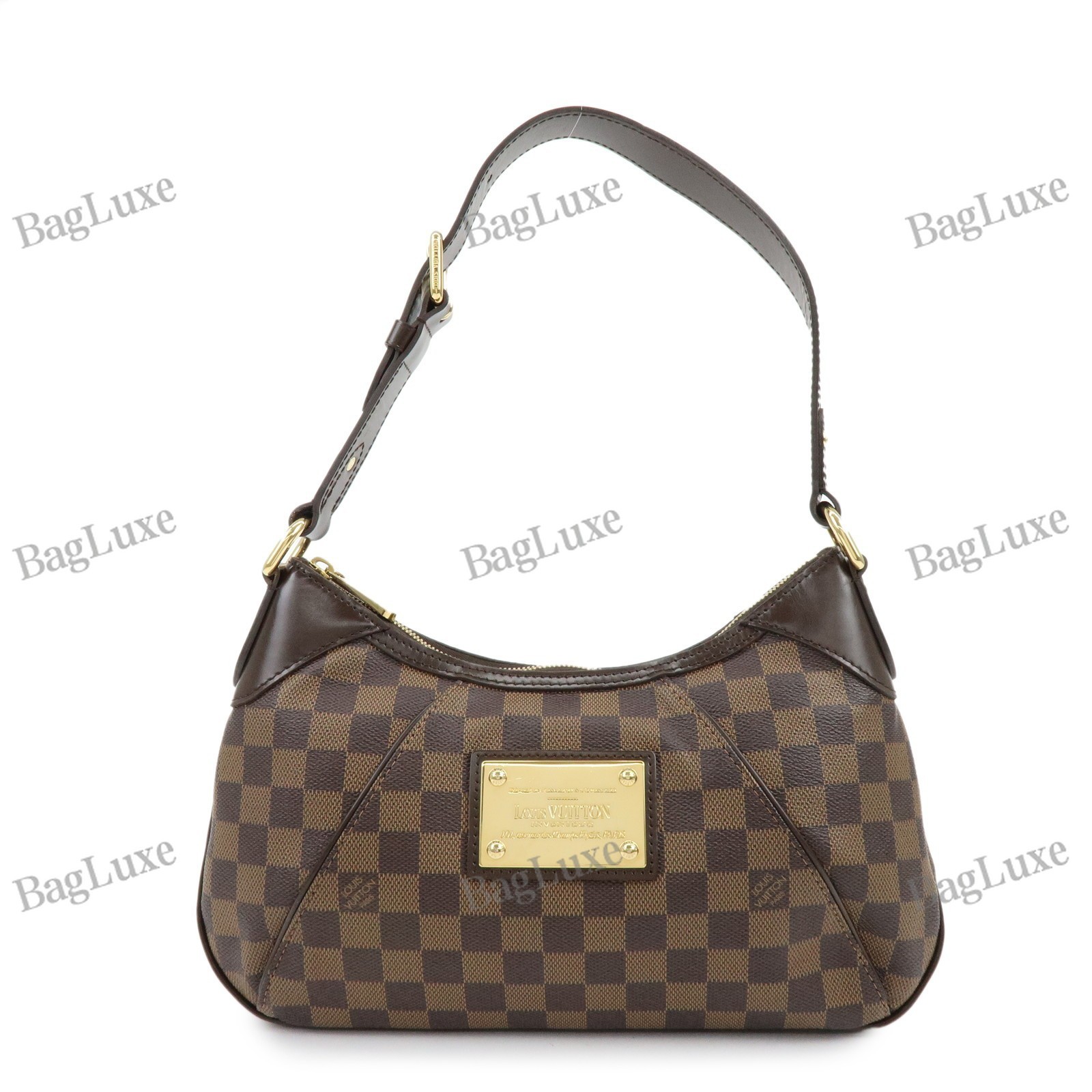 Louis Vuitton Damier Ebene Thames PM Shoulder Bag Hand Bag N48180