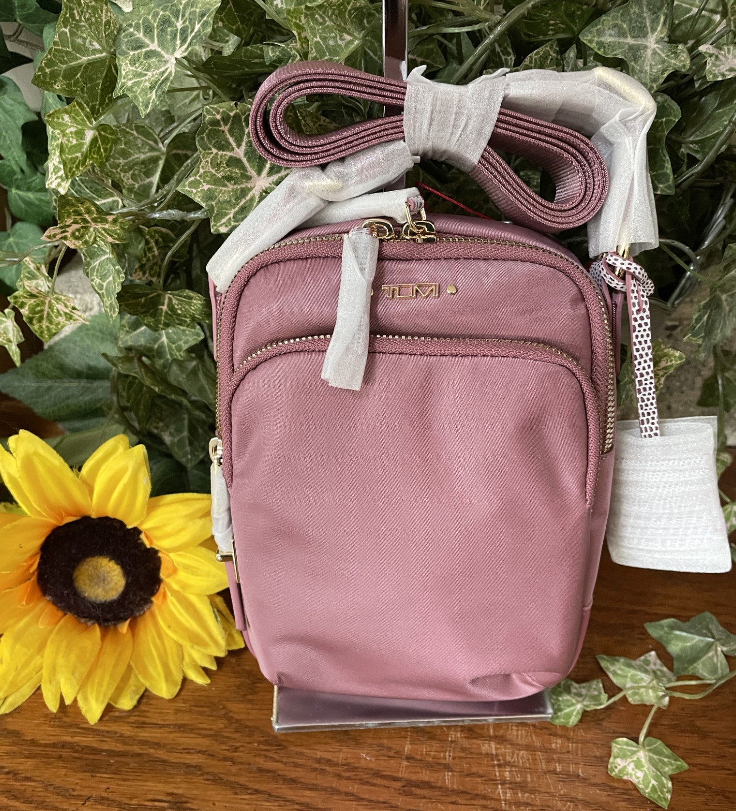 NWT TUMI VOYAGEUR RAMA / RUMA CROSSBODY HANDBAG BAG SHOULDER PURSE ORCHID