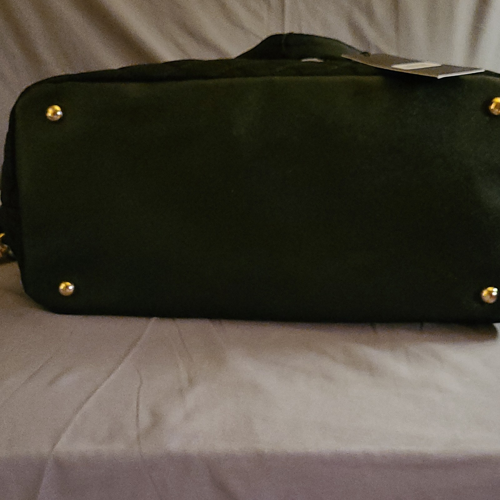 Alexis Bendel Black Quilted Duffle Bag Large Weekender Travel Tote NWT