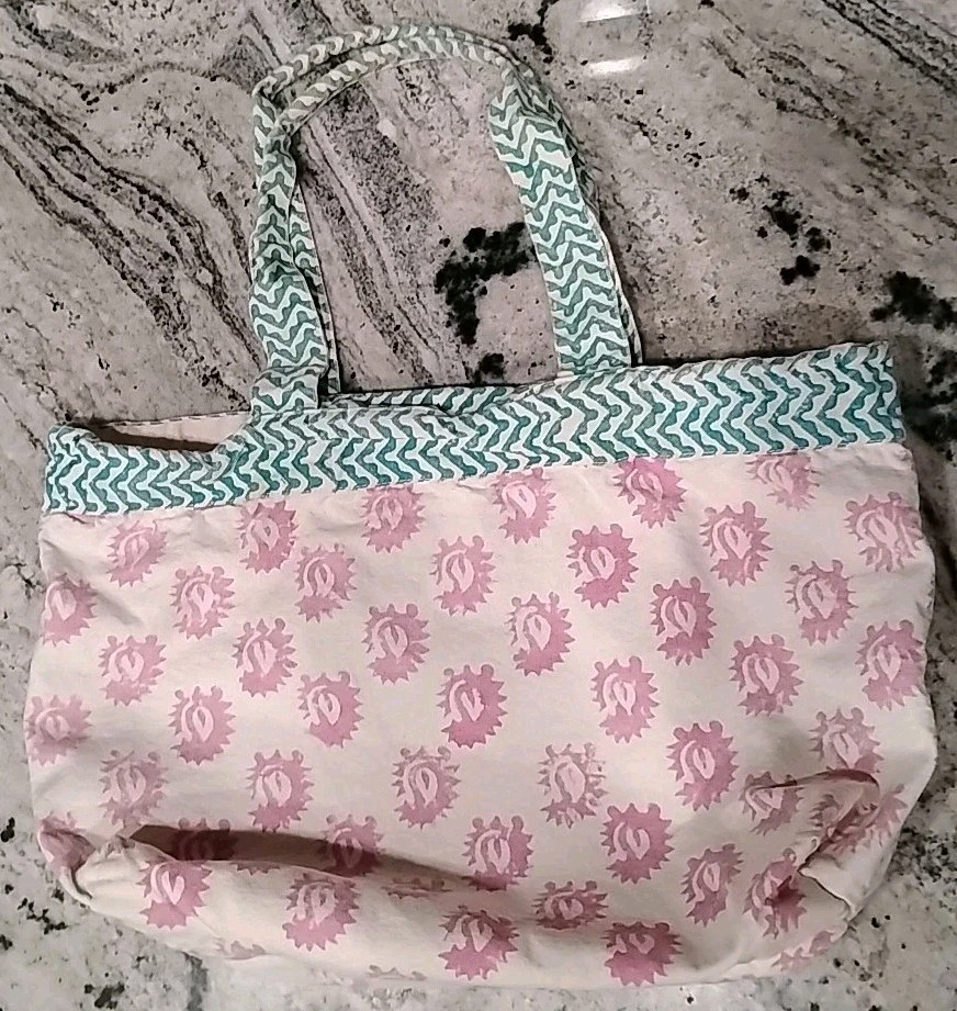 Collaborative Group Feed 50 India Medium 20″ x 11″ Tote Bag Boho Artisan Made