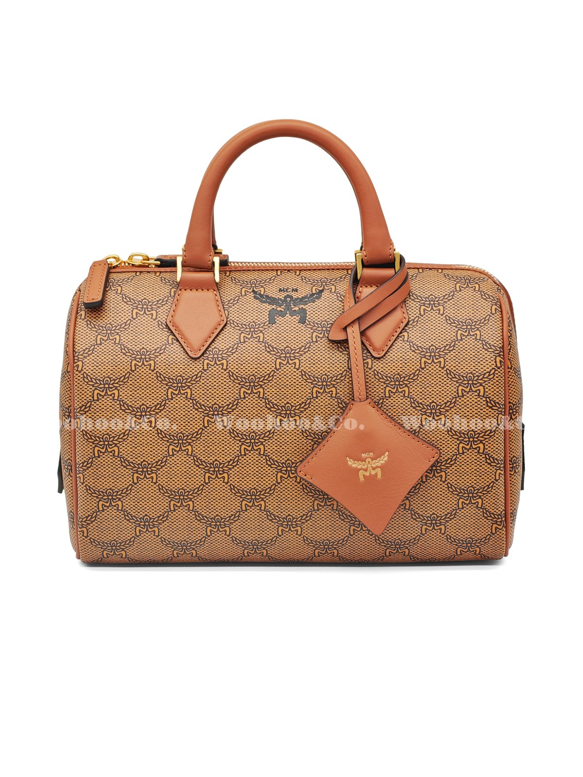 MCM Boston Bag Crossbody Shoulder Bag Tote Bag Small Women’s 9.8×5.3×6.3 in