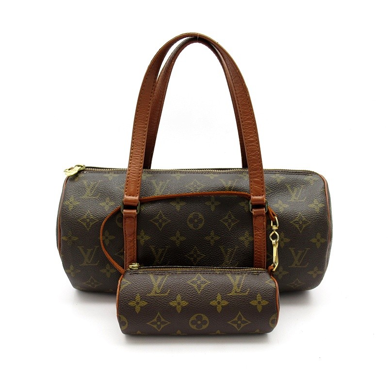 LOUIS VUITTON Papillon 30 M51365 Monogram Handbag Brown USED