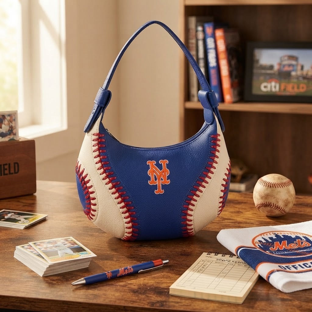 SALE- New York Mets Montana West Shoulder Hobo Bag – Blue -Color: Blue