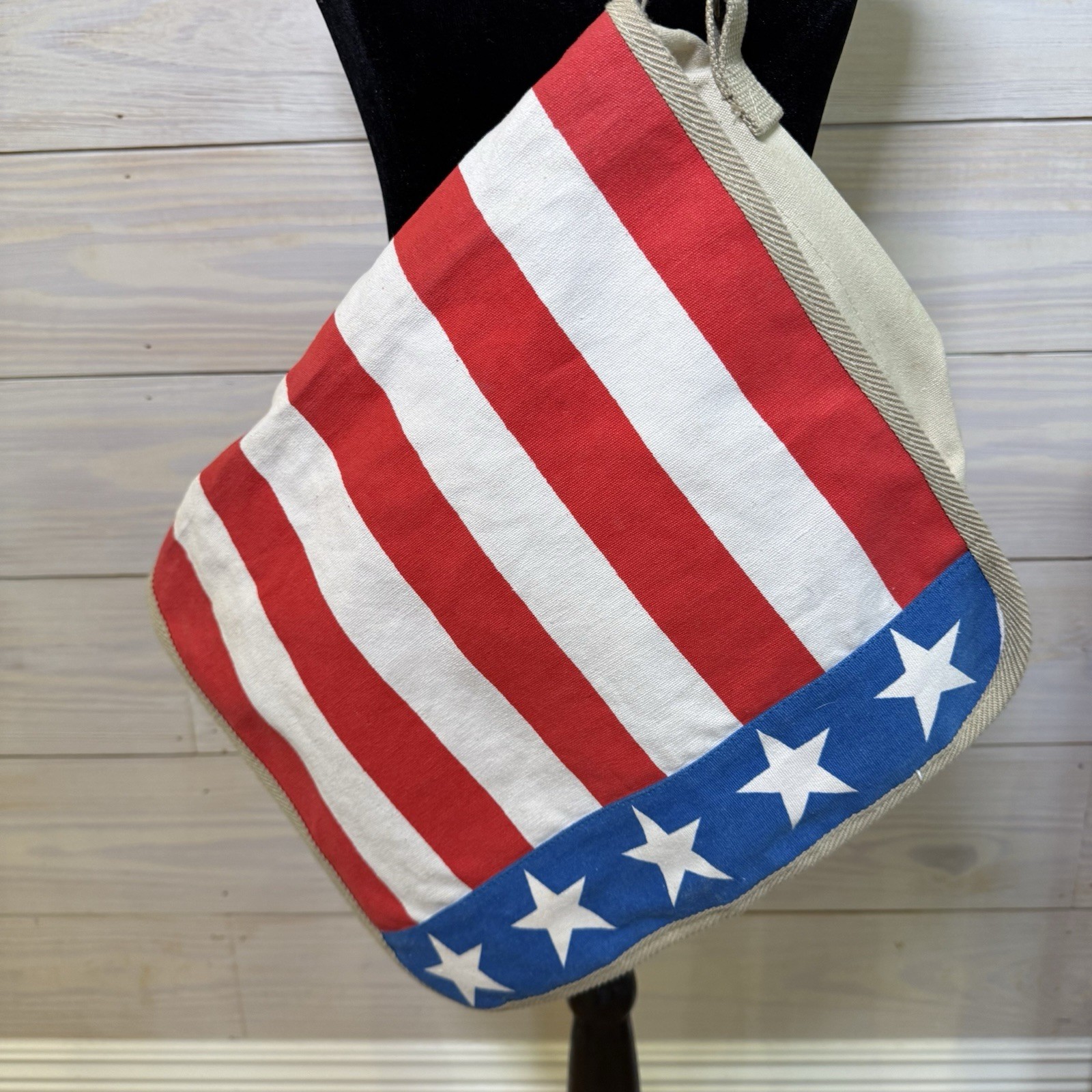 American Flag Crossbody Messenger Bag Stars & Stripes Patriotic 4th July Vaca