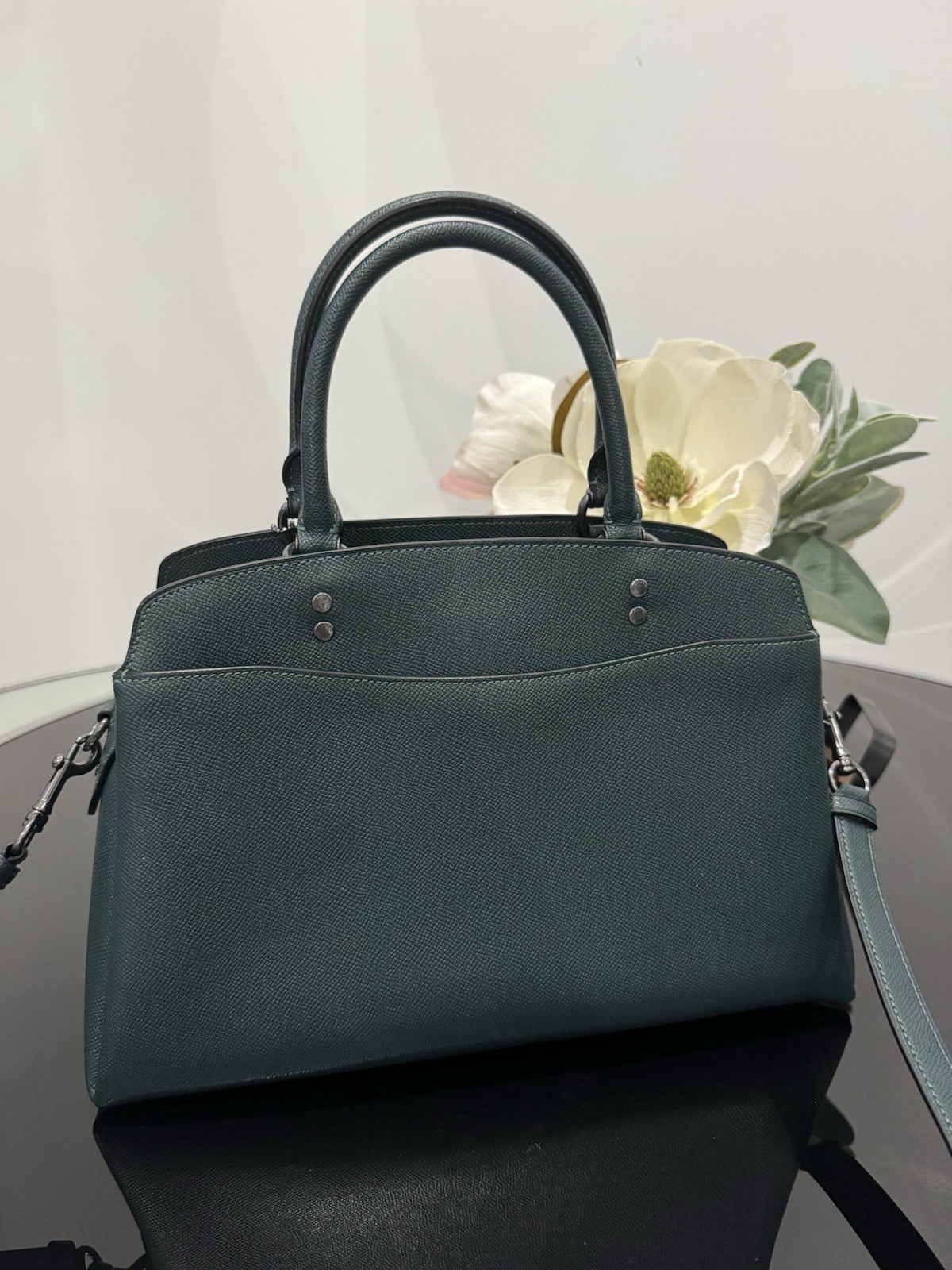 COACH Green Mini Lillie Carryall