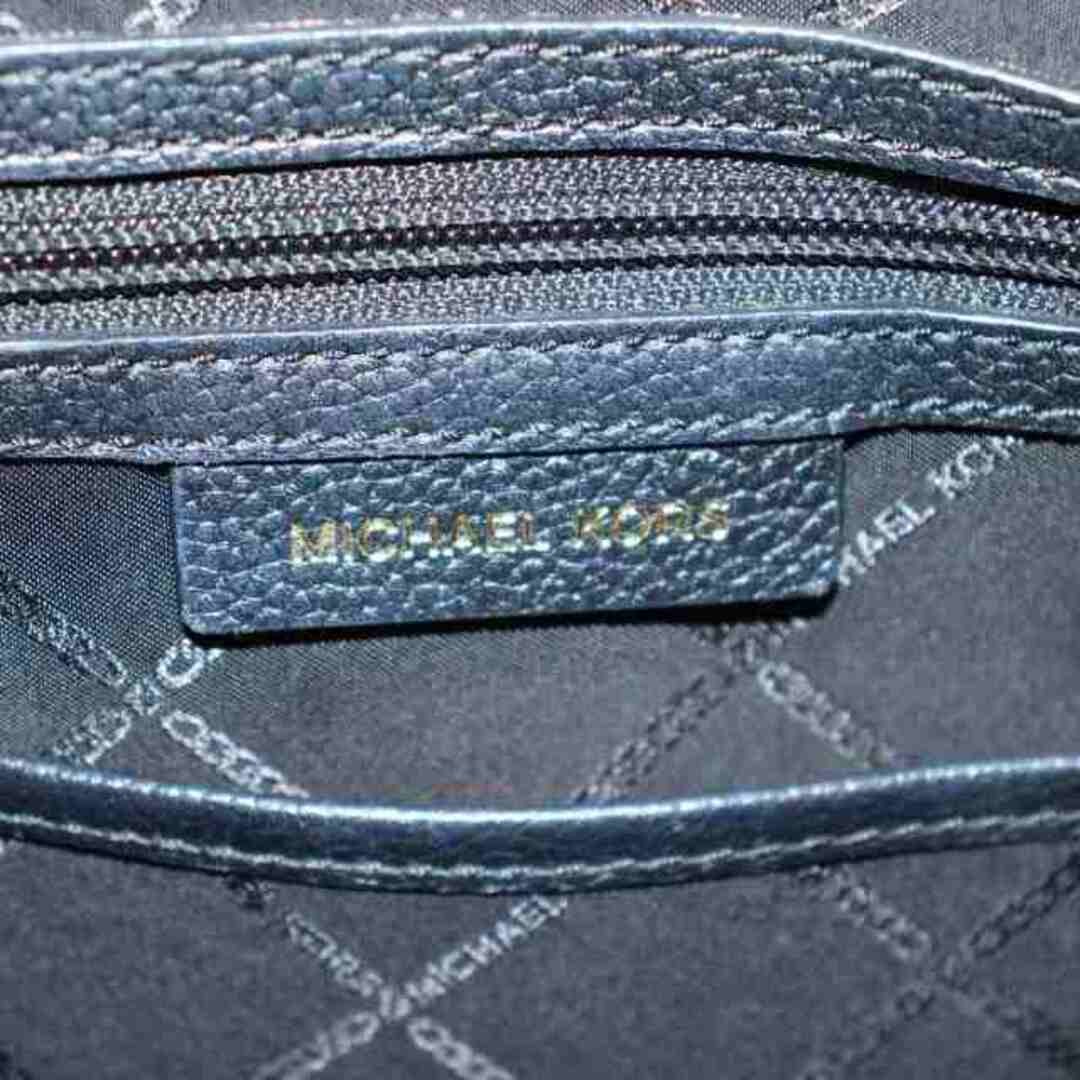 Michael Kors Shoulder Bag Handbag 2way Cadena Leather Black An43 Used 42a0e0b2a0