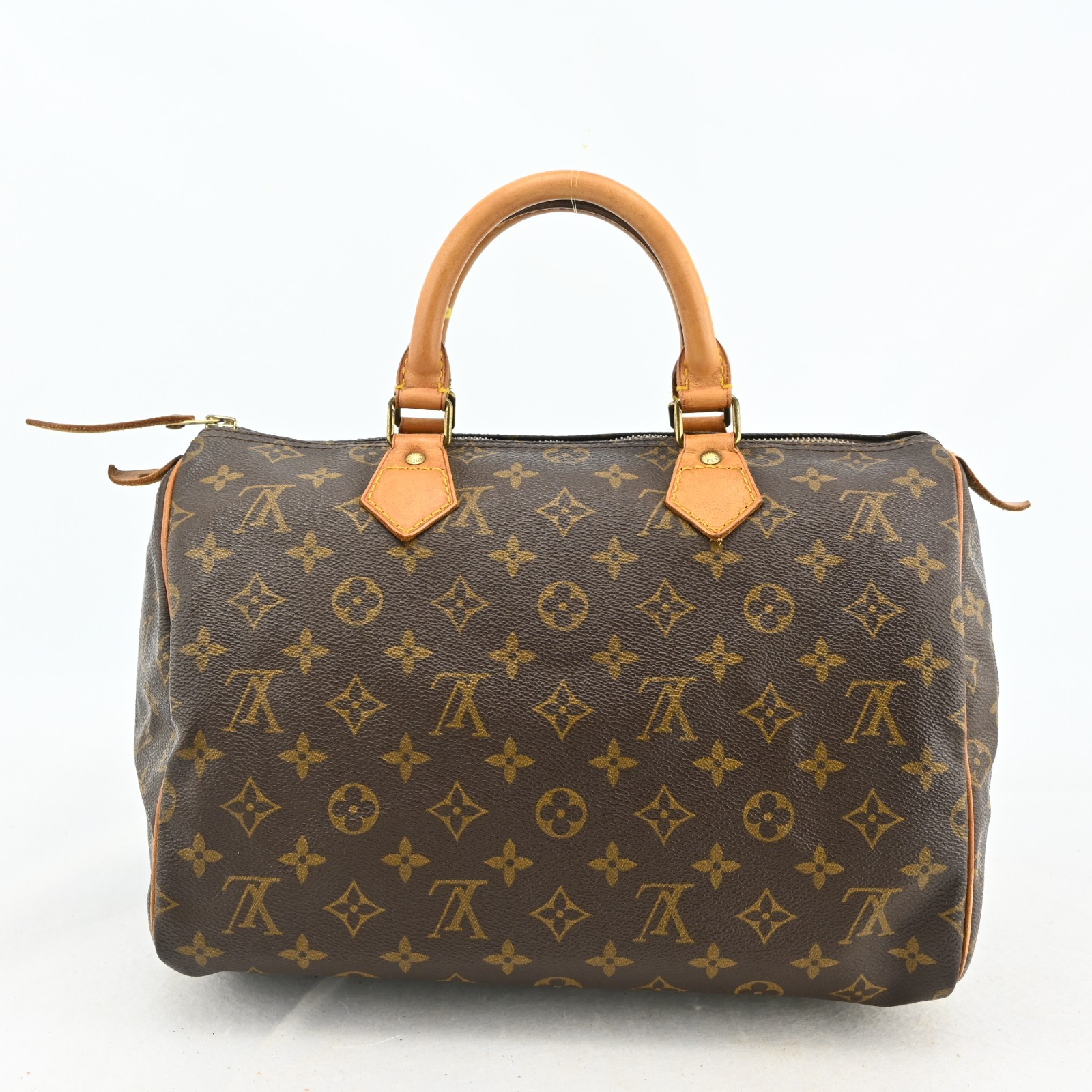 Auth LOUIS VUITTON Speedy 30 Monogram Handbag Monogram Canvas M-1357SA807