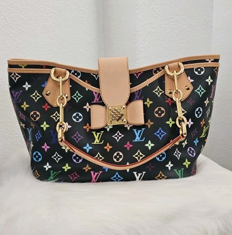 Louis Vuitton Annie Murakami Monogram Multicolor Black