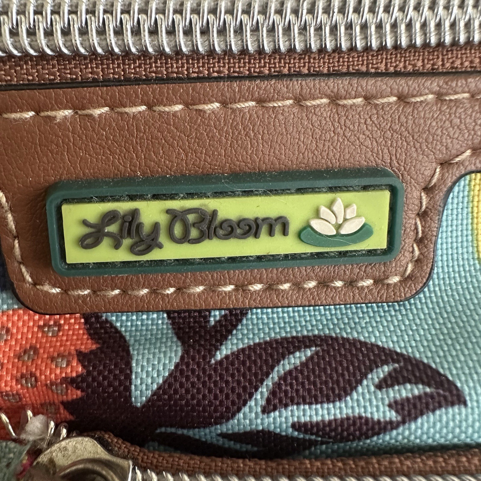 Lily Bloom Gigi Crossbody Bag Strawberry Birds Flowers Multi Pocket Purse Whimsi