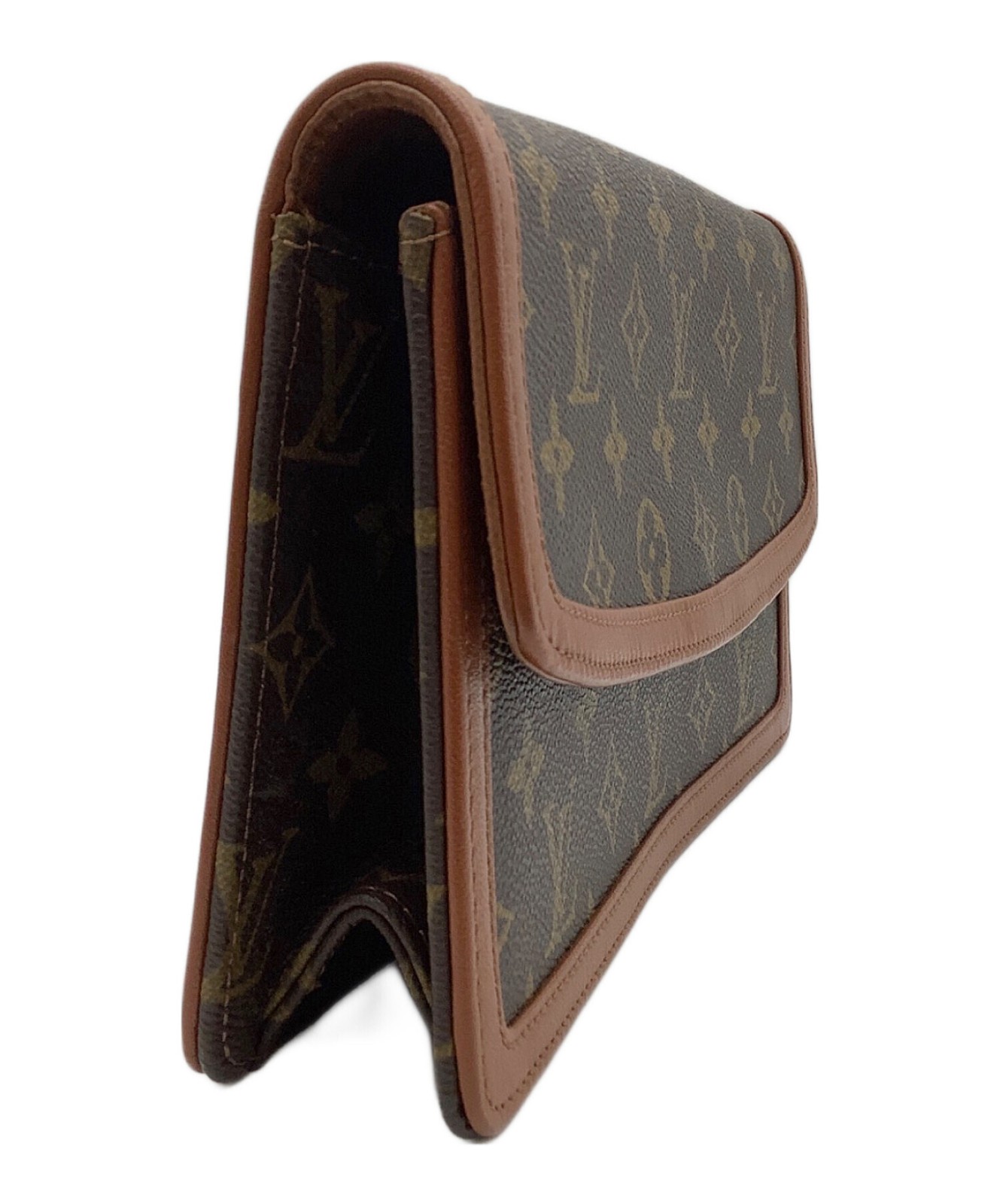 Louis Vuitton Pochette PM M51812 Coated Canvas Bag #TFB13861