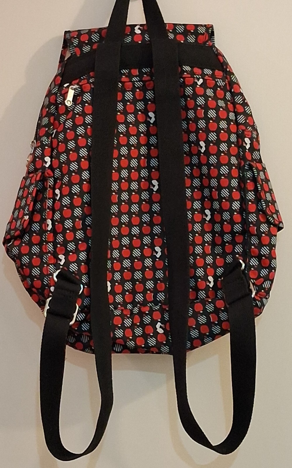 Kipling Disney Snow White Red / Black Apple Design Backpack Limited Edition Mint