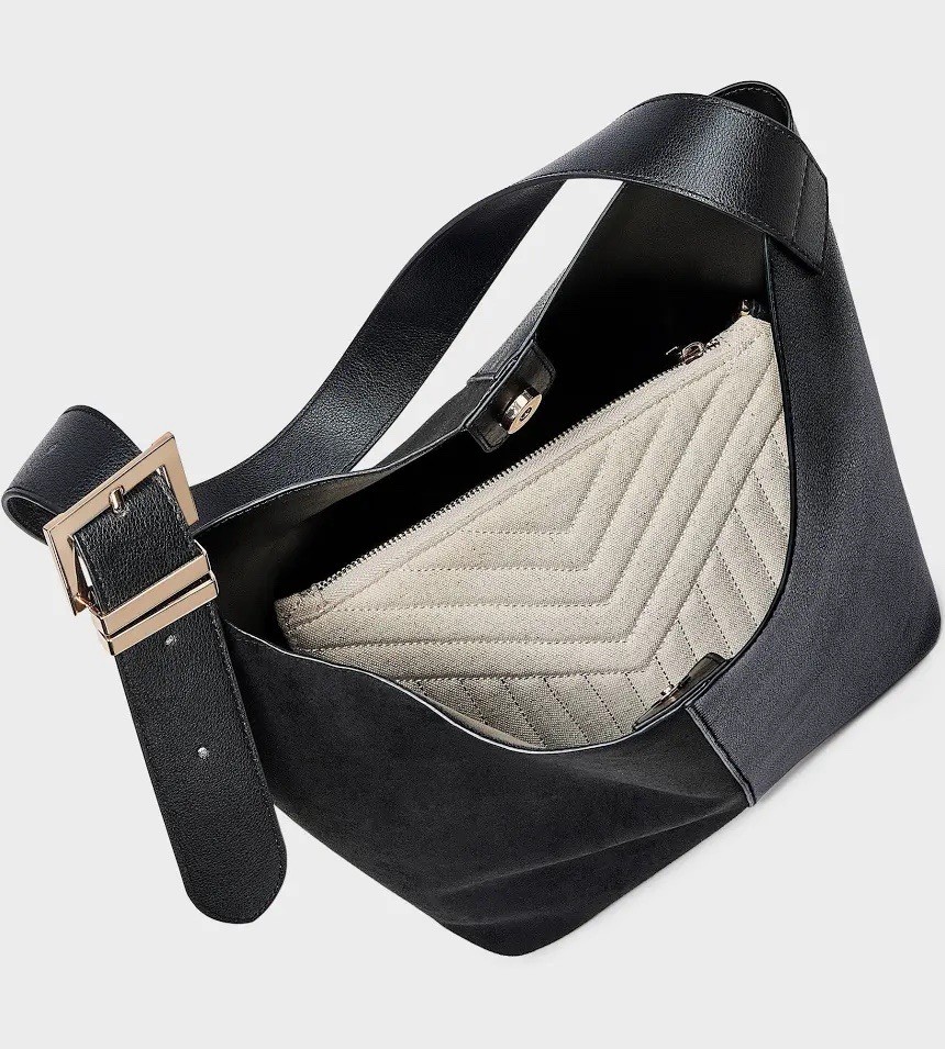 Shoulder Bucket Bag – A New Day Black