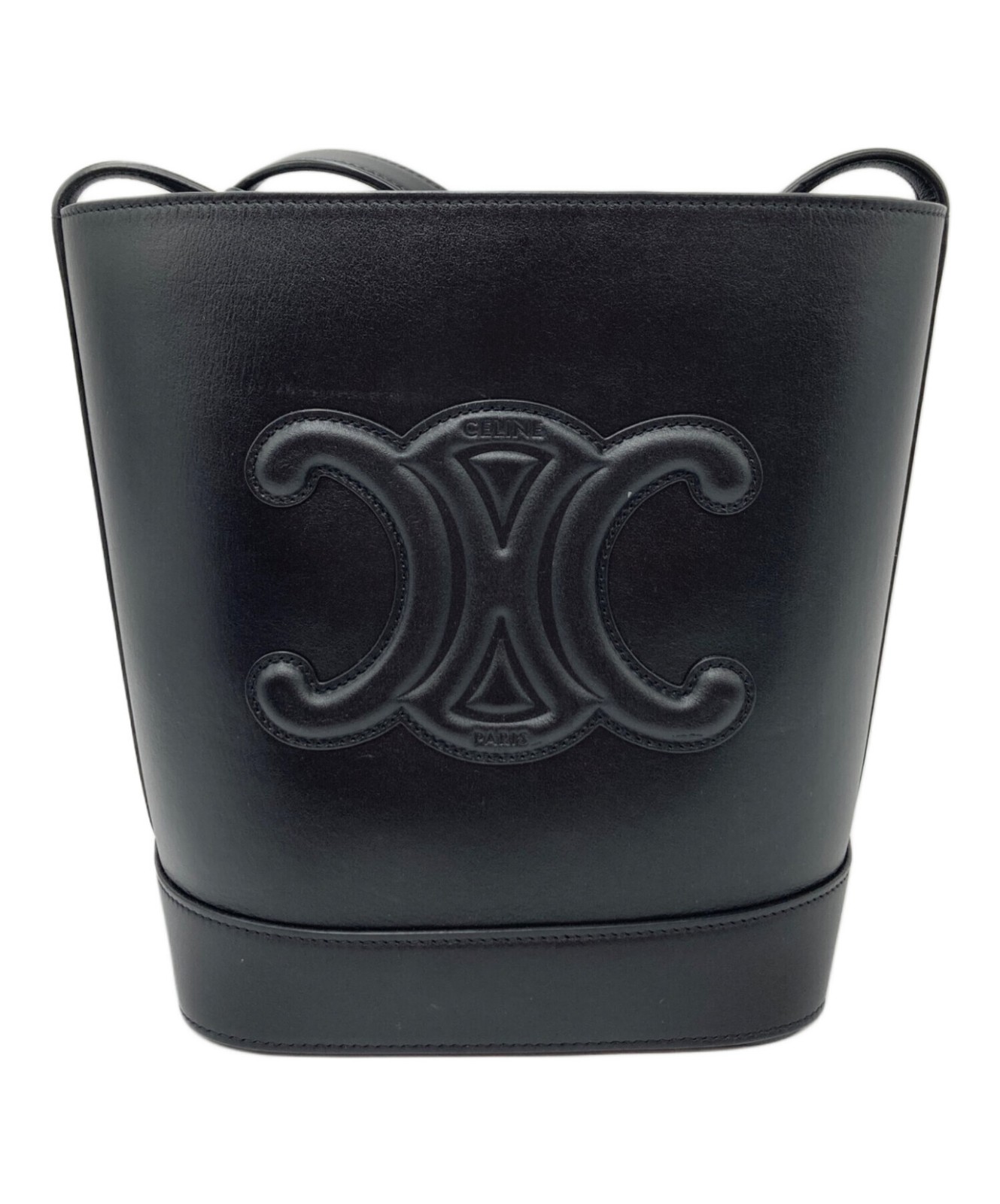 Celine Small Bucket Cuire Triomphe Black Bag #TFB949