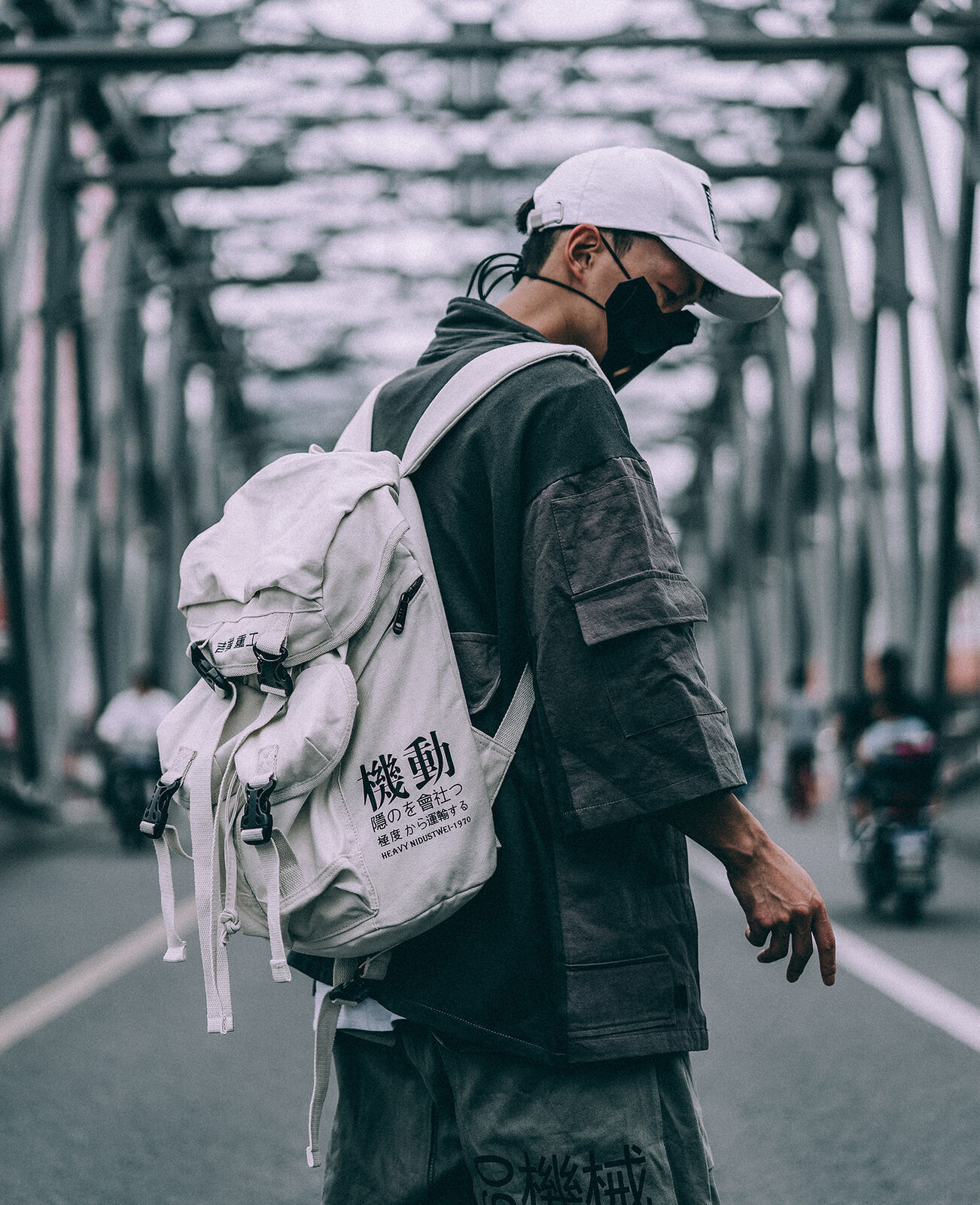 Niepce Streetwear Travel Laptop Backpack Anti Theft College School Daypack Bag