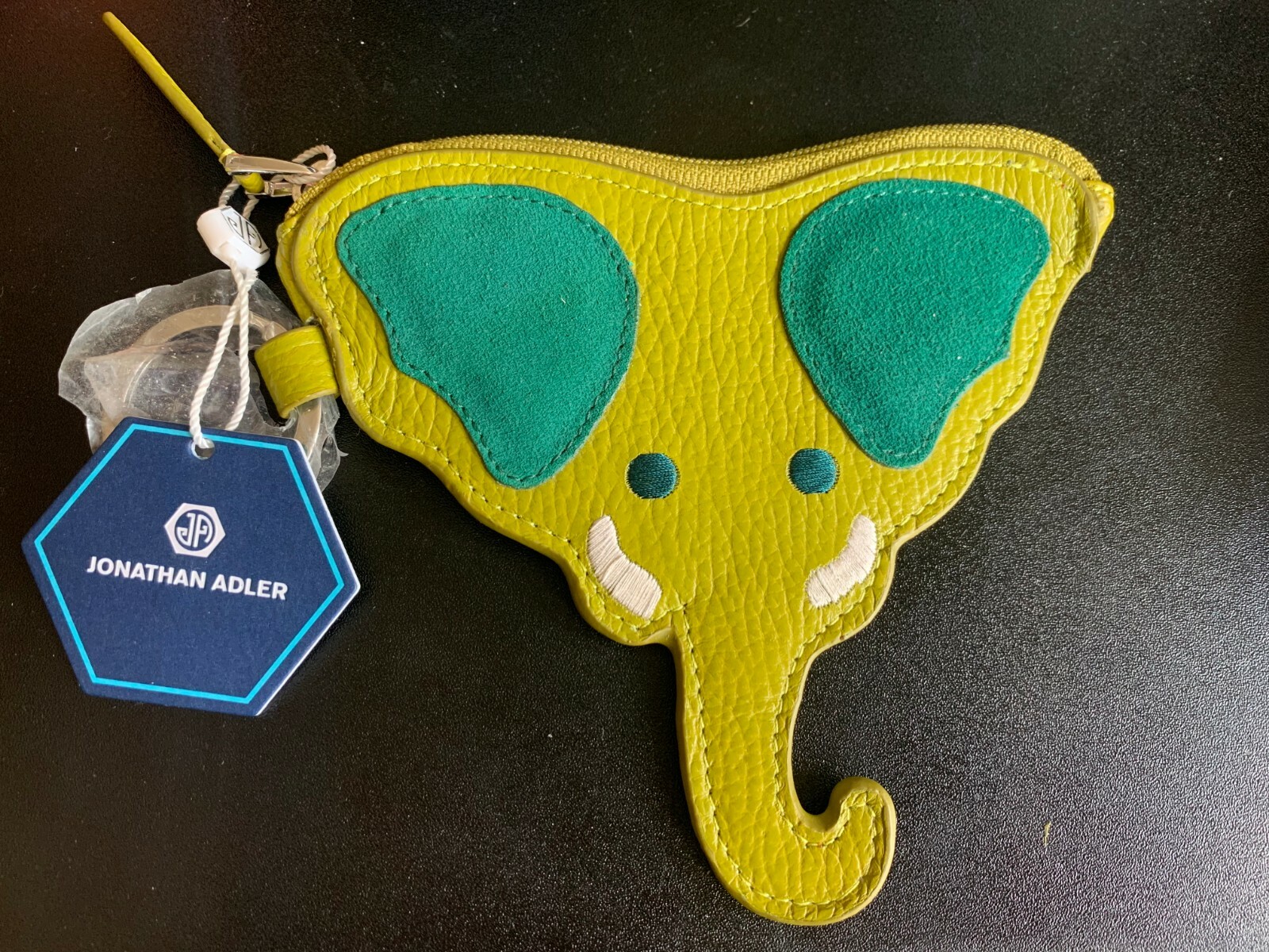 RARE Brand New Jonathan Adler Elephant Coin Purse With Tags- Fast Shipping 