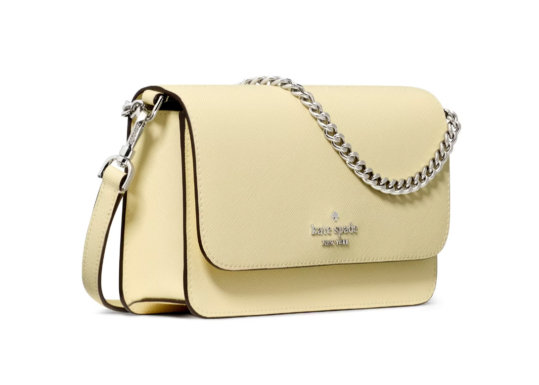 New Kate Spade Madison Willow Mini Crossbody Bag Lemon Fondant
