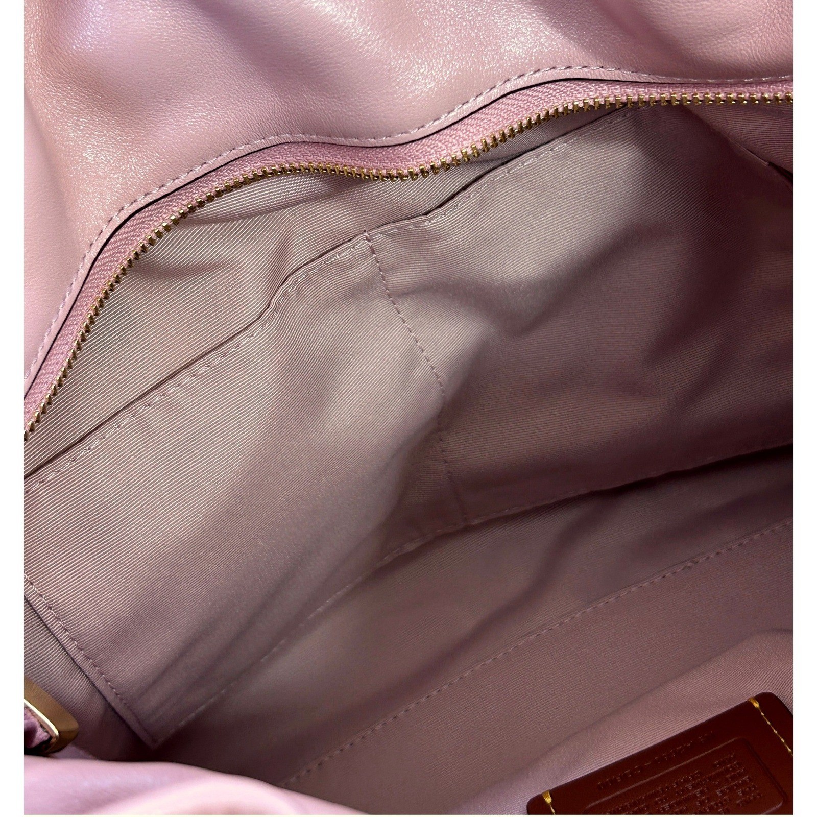 NEW Coach Evelyn Quilted Leather Shoulder Bag Carnation Pink Gold Chain CDR00