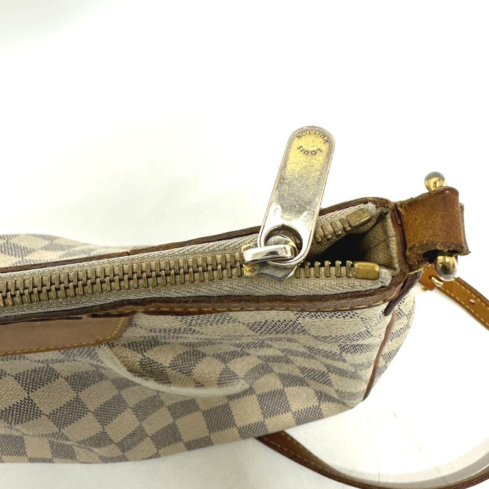 LOUIS VUITTON N41113 Damier Azur Siracusa PM Bag Crossbody Shoulder Bag