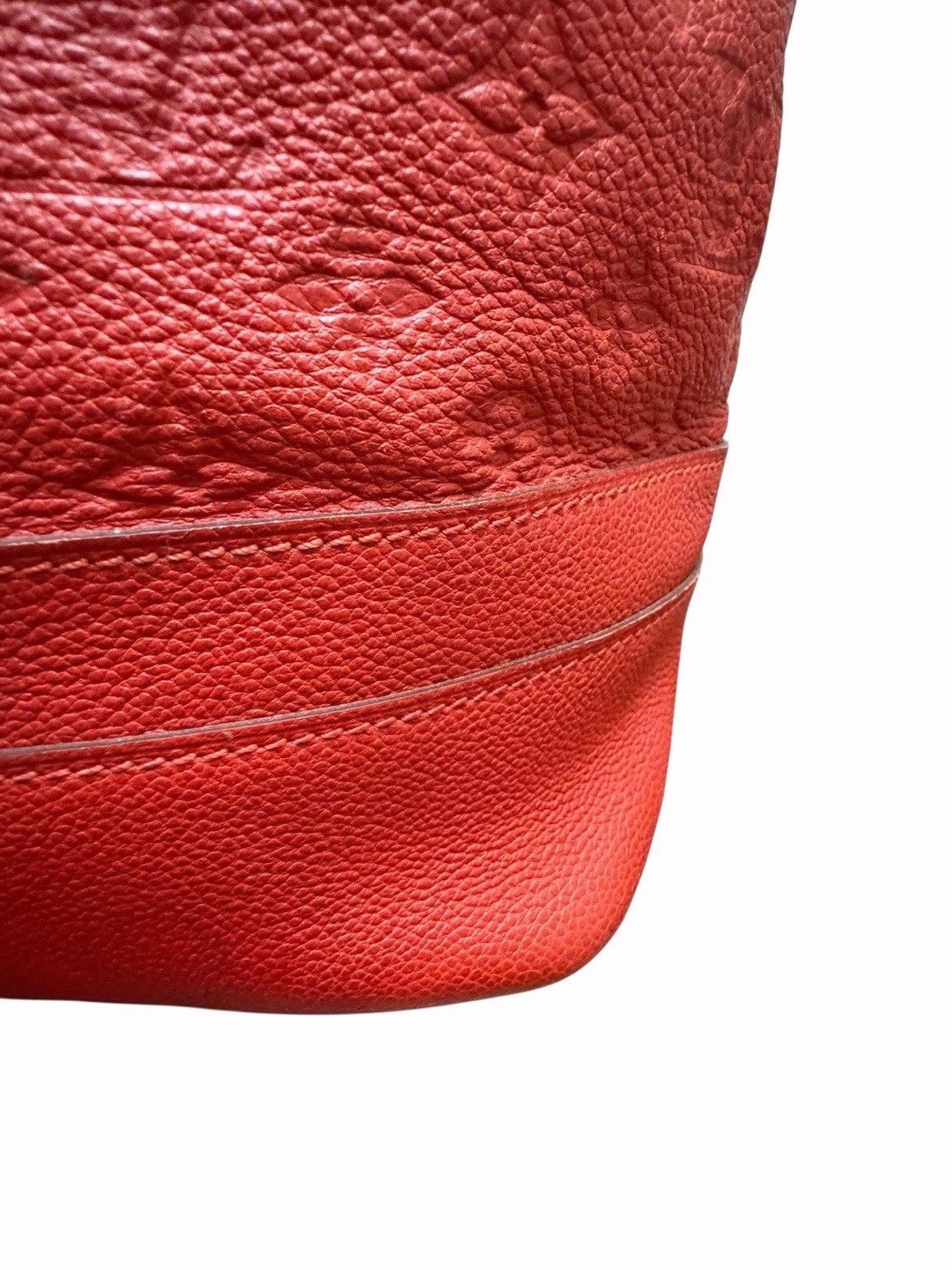 Louis Vuitton Monogram Empreinte Citadine PM Tote Bag Red/Orange