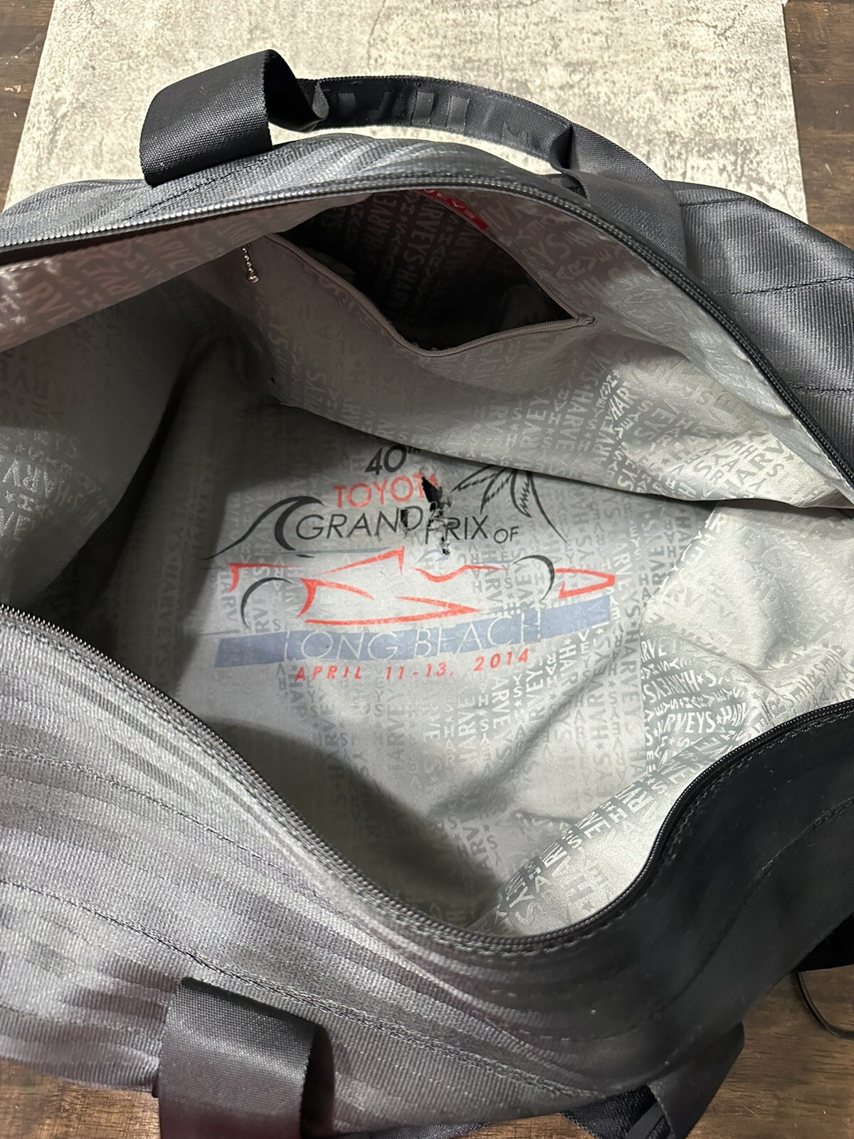 Harveys | Seatbelt Duffel XL Boxy Weekender Overnight Bag Toyota Grand Prix 40th