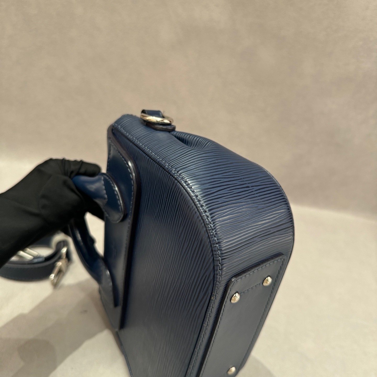 Louis Vuitton Eden Normal Blue Epi Leather Shoulder Crossbody Bag US Ship