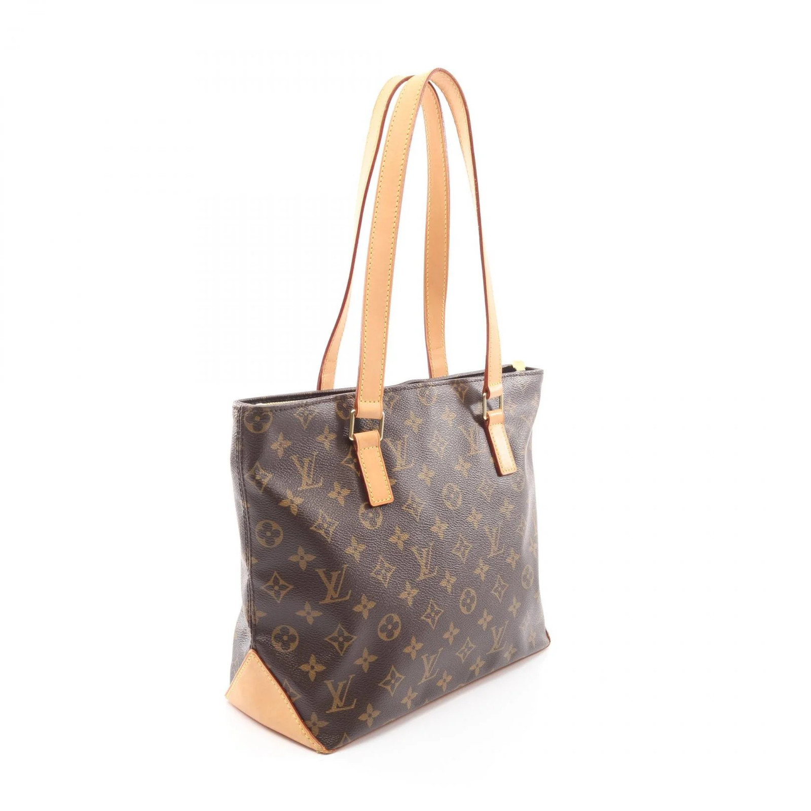 Louis Vuitton Cabas Shoulder Bag Brown PVC #RCB1932