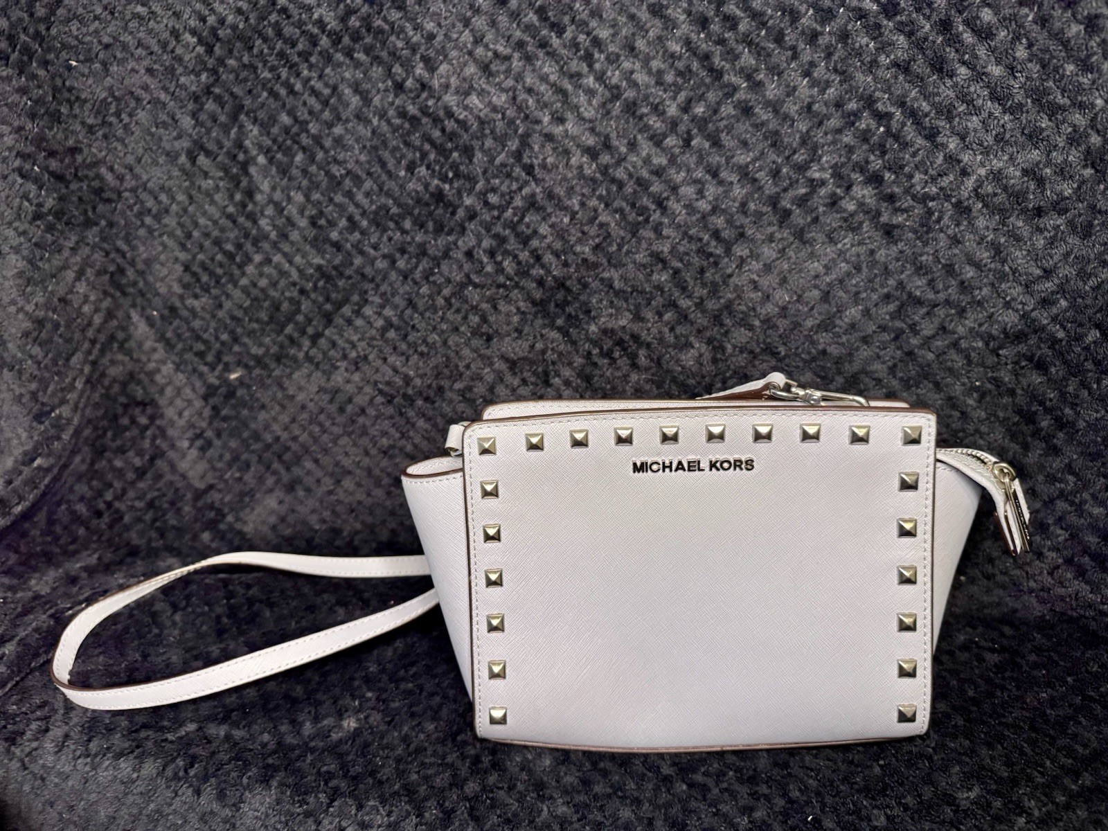 Michael Kors Selma Santiago Studded Leather Crossbody Bag