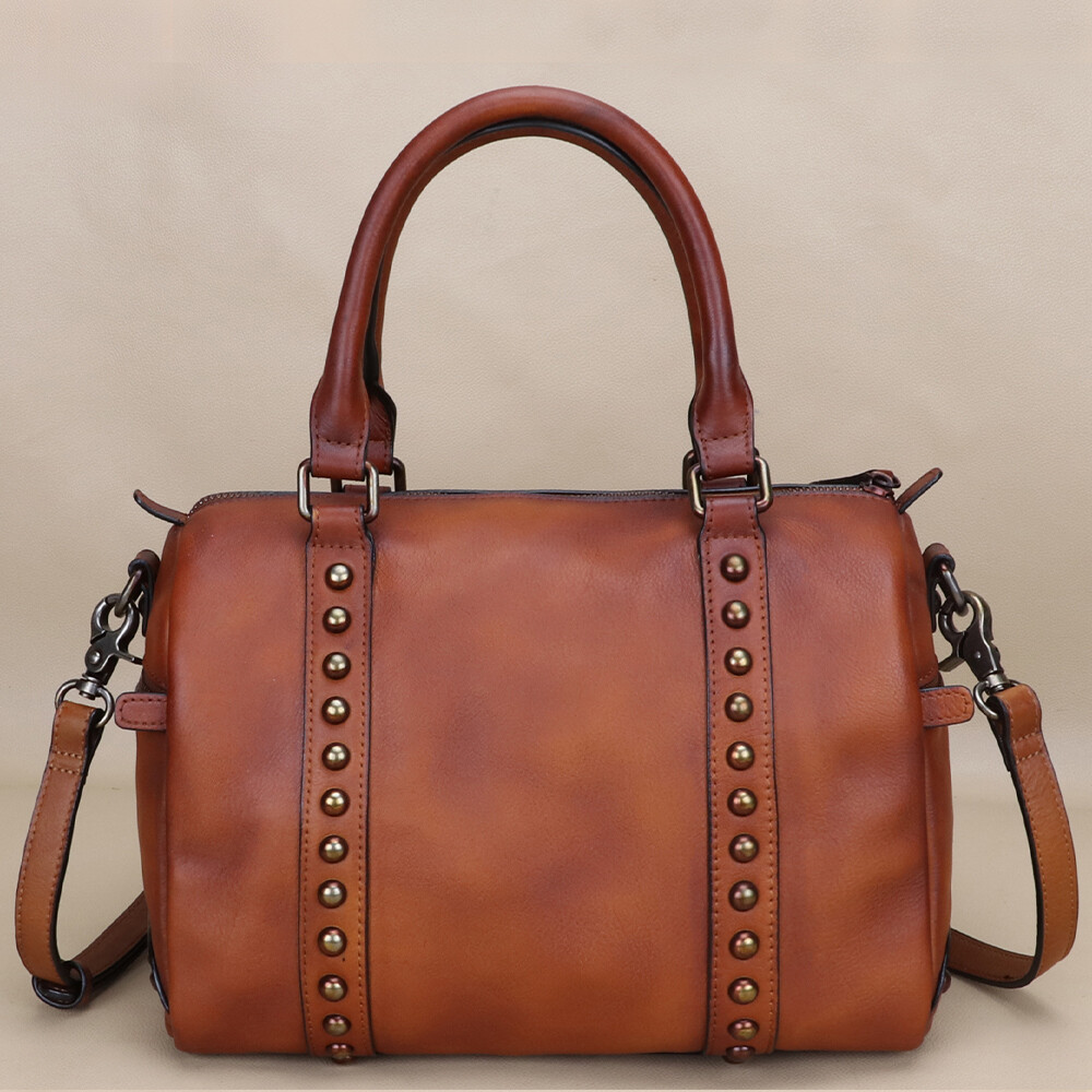 Genuine Leather Purses and Handbags for Women Crossbody Shoulder Bag Vintage