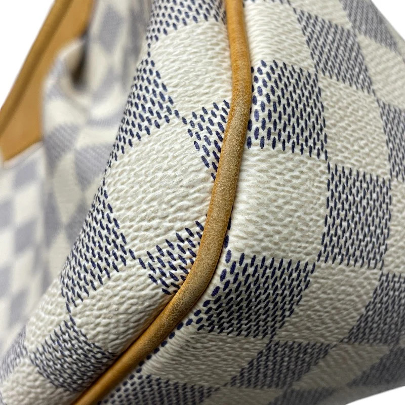 LOUIS VUITTON Siracusa PM White Damier Shoulder Bag N41113 #OKB8618