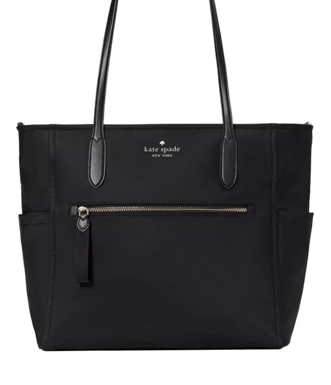 Kate Spade Chelsea Black Nylon Travel Tote Laptop Work Bag Luggage Sleeve