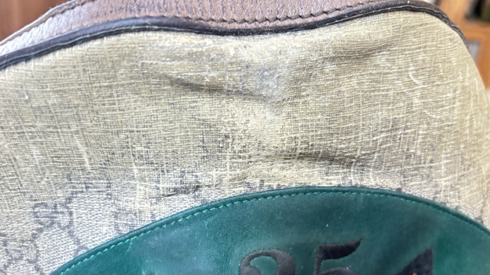 Authenticated Gucci GG Supreme Bosco 25 Backpack AS IS Use It Repair Project