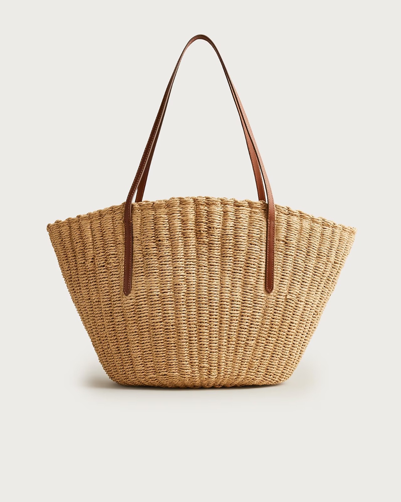 NWT J.Crew Como Woven Straw Tote