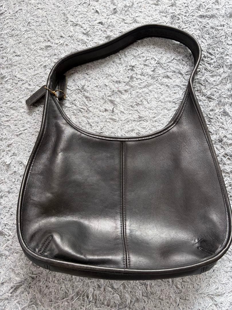 Old Coach Ergo One Shoulder Black Vintage Rare 9033 Size 21*28*7cm Japan