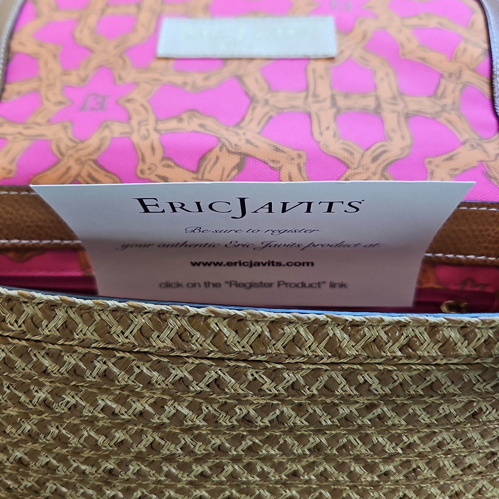 Eric Javits NY Squishee® Braid Convertible Crossbody Satchel – Bamboo Top Handle