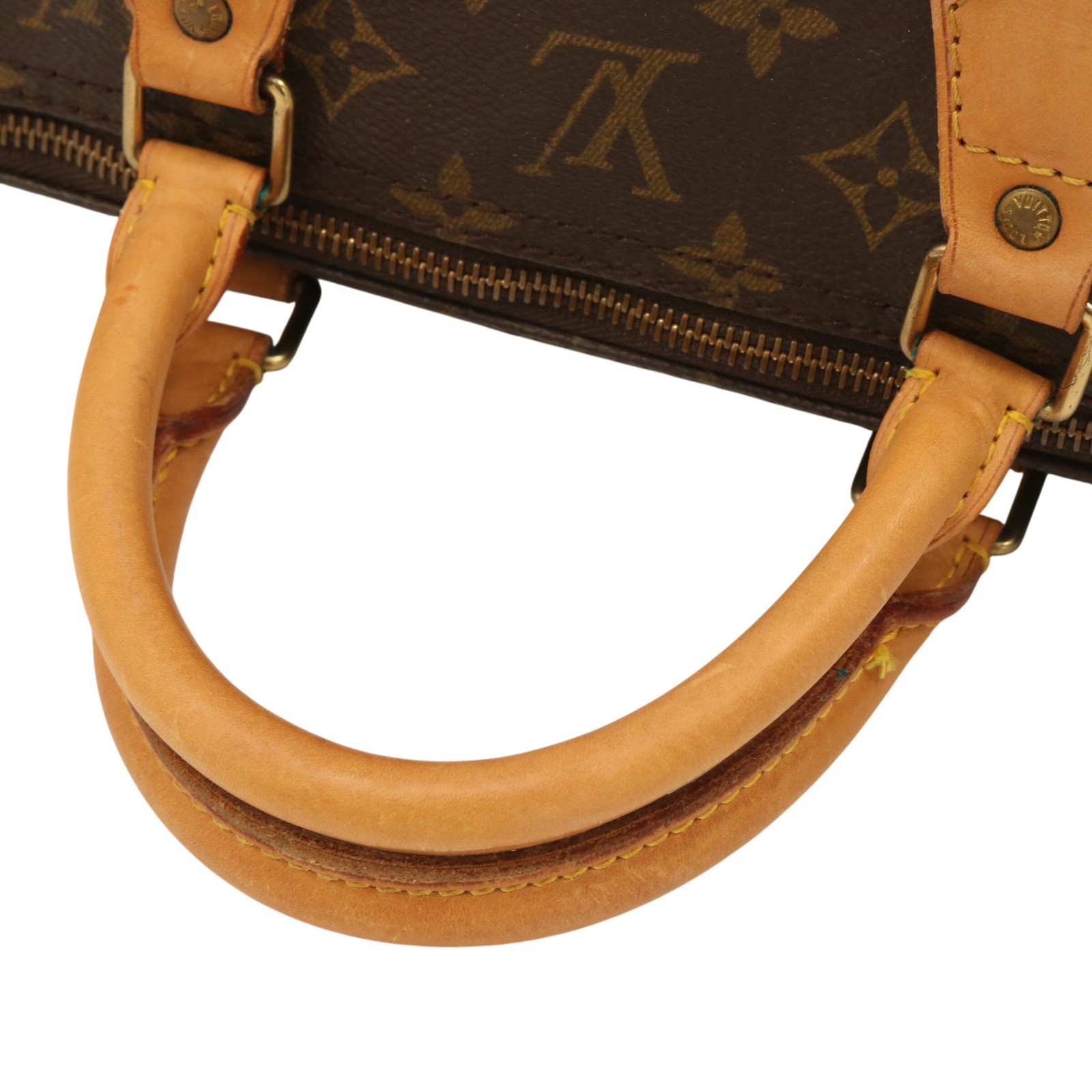 Authentic Louis Vuitton M41106 Speedy 40 Brown Monogram Handbag Serial SP1902